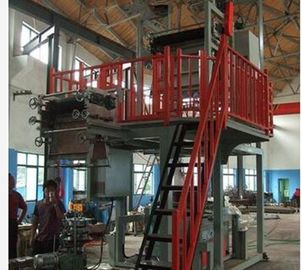 China 70-80 unidade de sopro giratória de sopro a rendimento elevado da máquina do filme de psiquiatra do PVC do Kg/H fornecedor
