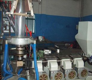 China Máquina de sopro do filme durável do PVC com processo de manufatura SJ55×28-Sm1000 do filme plástico fornecedor